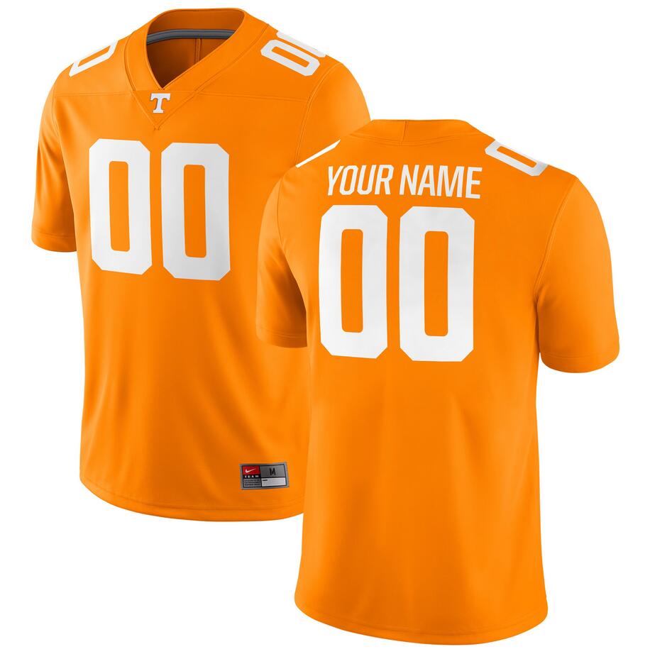 Custom Tennessee Volunteers Name And Number College Football Jerseys Stitched-Orange
